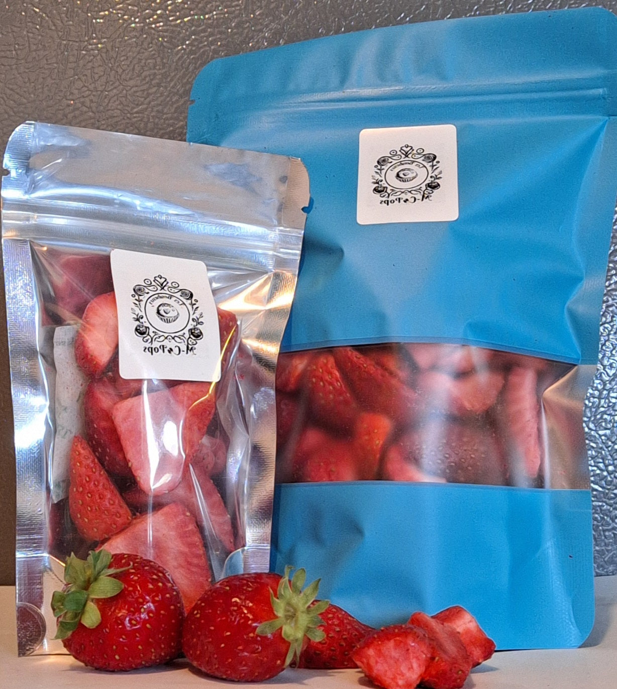 Fraises lyophilisées