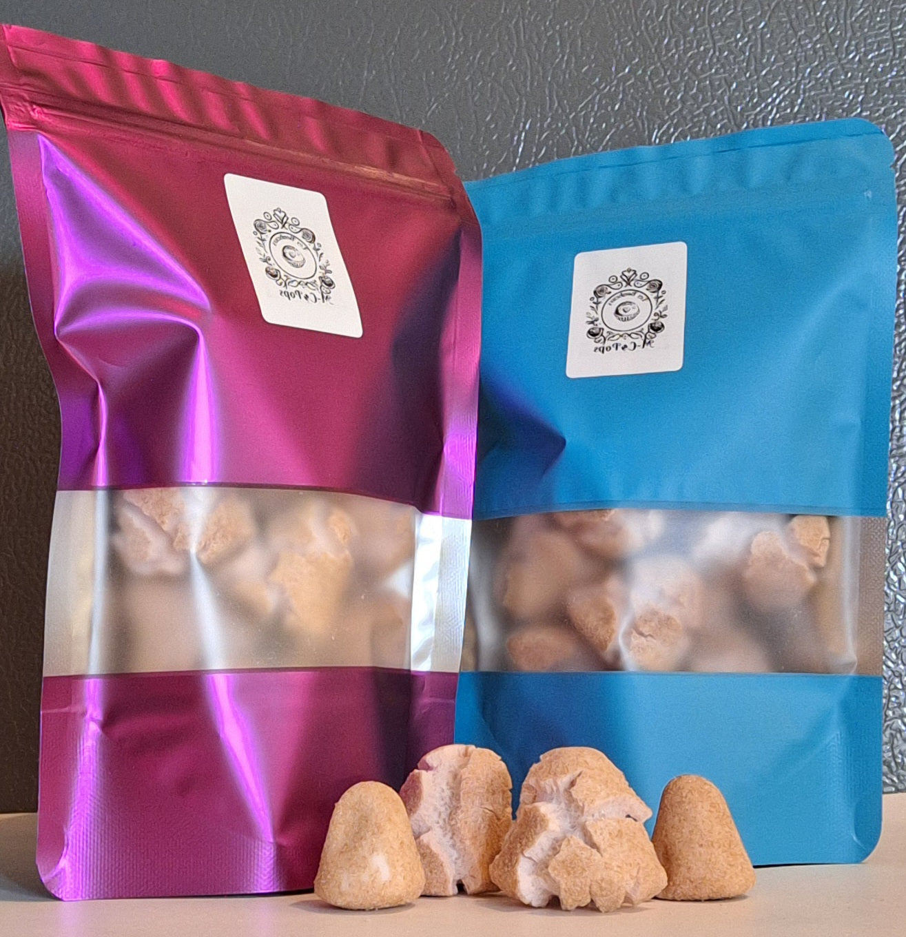 Guimauves churros lyophilisées